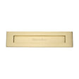 Heritage Brass Door Furniture Satin Brass / Letter Plates / 331 x 80mm (13" x 3") Heritage Brass - Letterplate 13" x 3" Satin Brass Finish