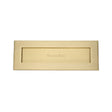 Heritage Brass Door Furniture Satin Brass / Letter Plates / 356 x 127mm (14" x 4 1/2") Heritage Brass - Letterplate 14" x 4 1/2" Satin Brass Finish