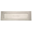 Heritage Brass Door Furniture Satin Nickel / Letter Plates / 411 x 125mm (16" x 5") Heritage Brass - Letterplate 16" x 5" Satin Nickel Finish
