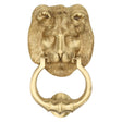 Heritage Brass Door Furniture Satin Brass / Lion Door Knocker Heritage Brass - Lion Knocker Satin Brass Finish