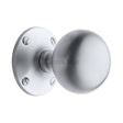 Heritage Brass Door Furniture Satin Chrome / Mortice Knobs Heritage Brass - Mortice Knob Westminster Design Satin Chrome Finish