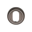 Heritage Brass Door Furniture Matt Bronze / Oval Profile Escutcheons Heritage Brass - Oval Profile Cylinder Escutcheon Matt Bronze Finish