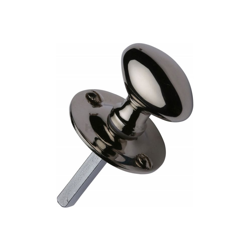 Heritage Brass Locks & Latches Polished Nickel / Turn for Rack Bolt Heritage Brass - Oval Thumbturn w/o Bolt Polished Nickel Finish