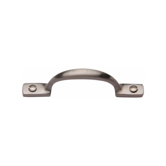 Heritage Brass Door Furniture Satin Nickel / Pull Handles (Face Fix) Heritage Brass - Pull Handle Russell Design 102mm Satin Nickel Finish