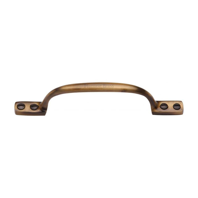 Heritage Brass Door Furniture Antique Brass / Pull Handles (Face Fix) Heritage Brass - Pull Handle Russell Design 152mm Antique Brass Finish