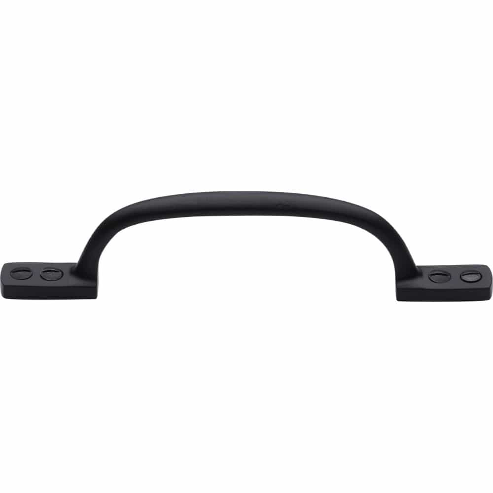 Heritage Brass Door Furniture Matt Black / Pull Handles (Face Fix) Heritage Brass - Pull Handle Russell Design 152mm CTC Matt Black Finish