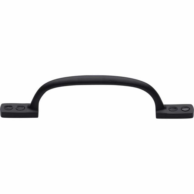 Heritage Brass Door Furniture Matt Black / Pull Handles (Face Fix) Heritage Brass - Pull Handle Russell Design 152mm CTC Matt Black Finish