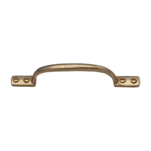 Heritage Brass Door Furniture Polished Brass / Pull Handles (Face Fix) Heritage Brass - Pull Handle Russell Design 152mm Polished Brass Finish
