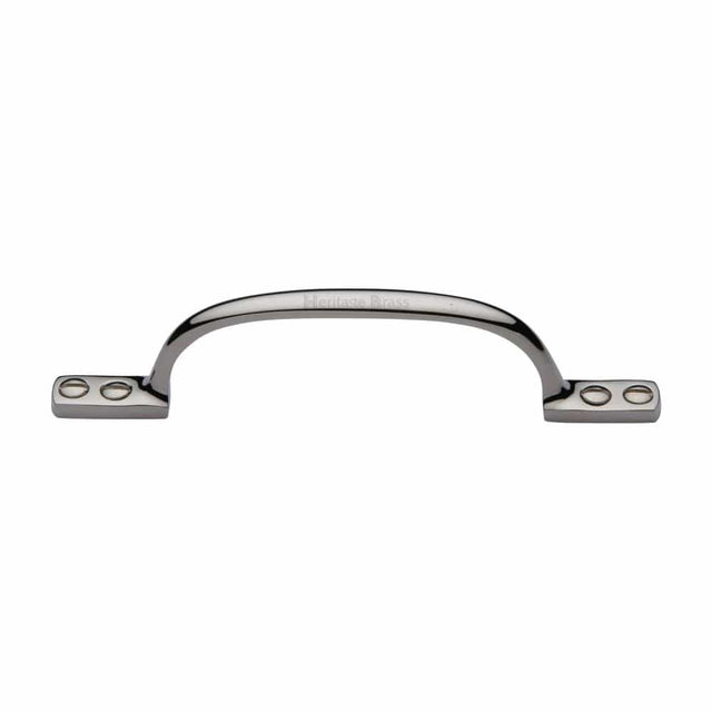 Heritage Brass Door Furniture Polished Nickel / Pull Handles (Face Fix) Heritage Brass - Pull Handle Russell Design 152mm Polished Nickel Finish