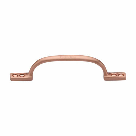 Heritage Brass Door Furniture Satin Rose Gold / Pull Handles (Face Fix) Heritage Brass - Pull Handle Russell Design 152mm Satin Rose Gold Finish