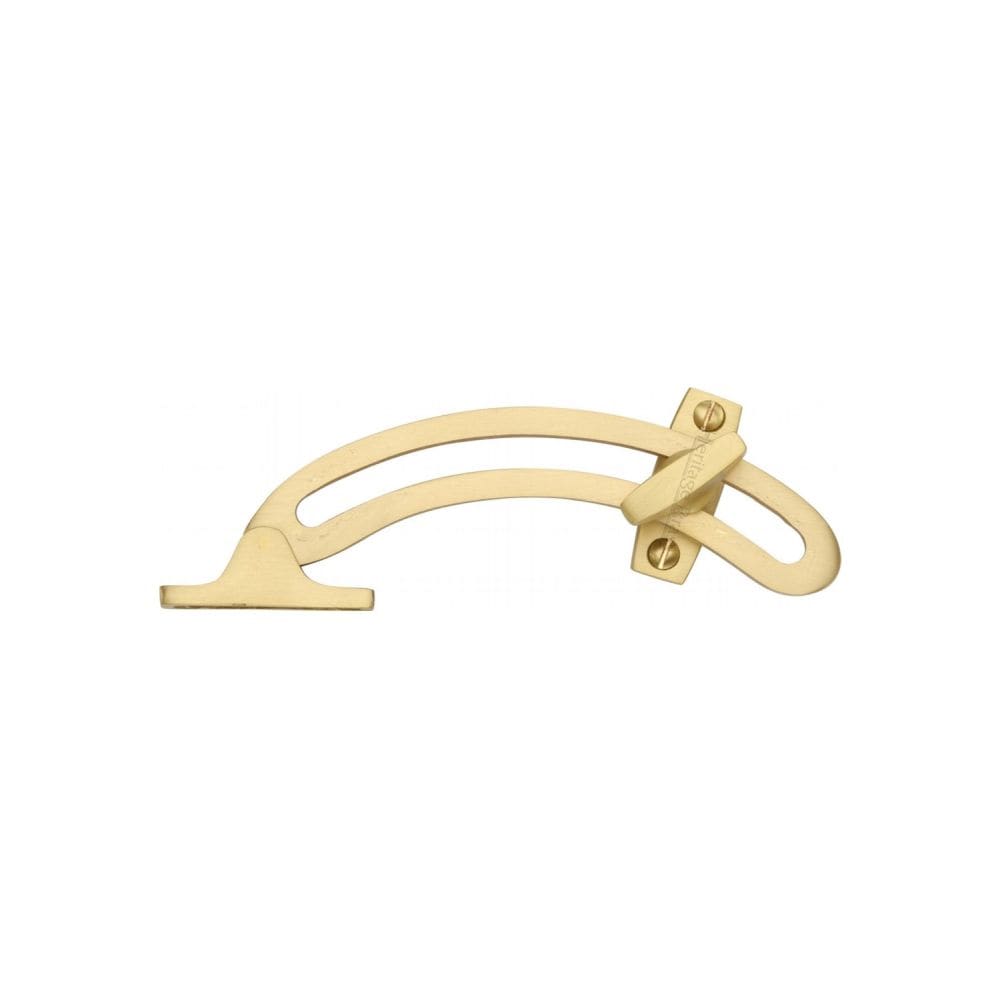 Heritage Brass Window Furniture Satin Brass / Quadrant Arm Stay Heritage Brass - Quadrant Stay Satin Brass Finish