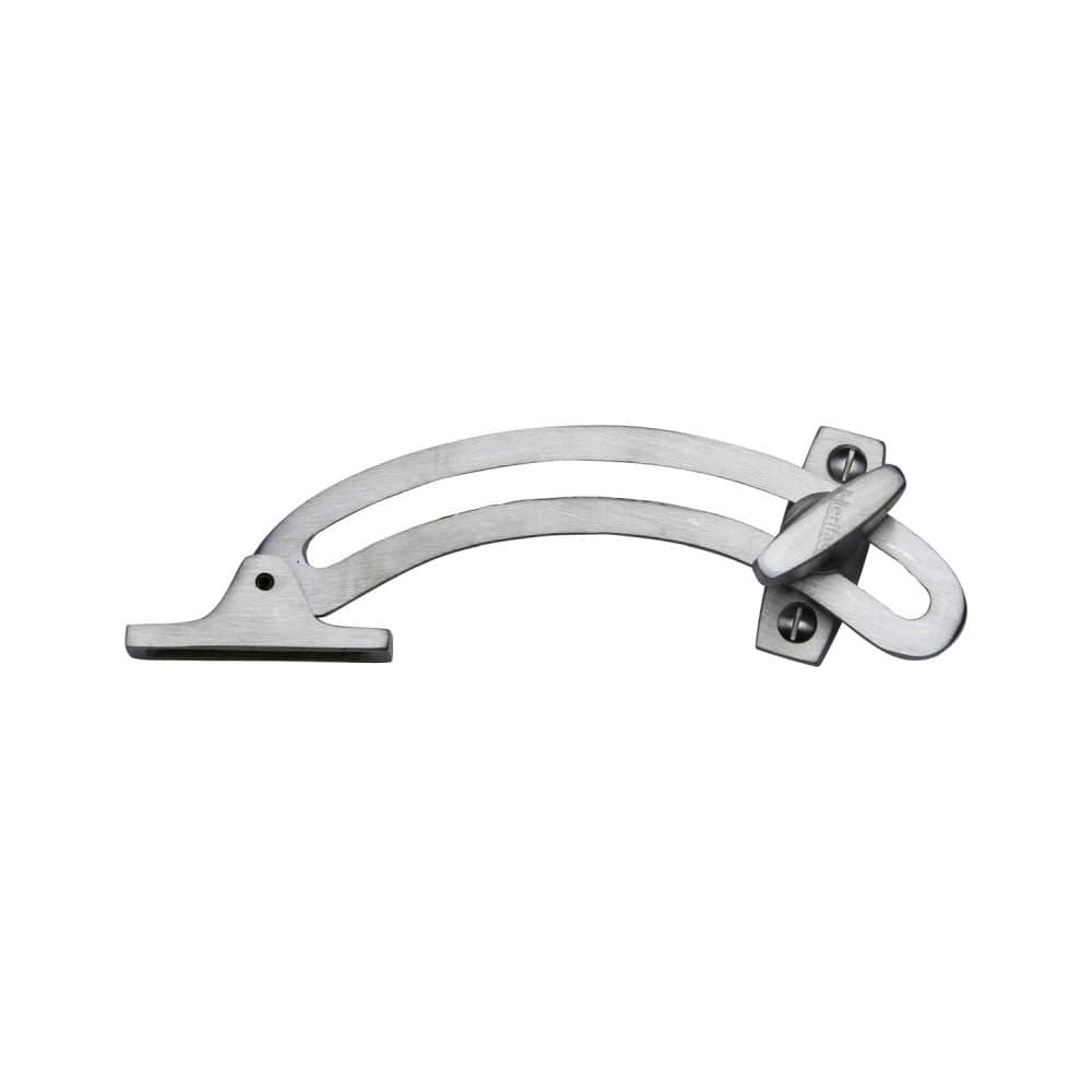 Heritage Brass Window Furniture Satin Chrome / Quadrant Arm Stay Heritage Brass - Quadrant Stay Satin Chrome Finish