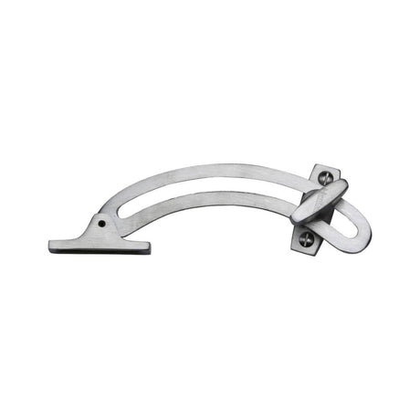 Heritage Brass Window Furniture Satin Chrome / Quadrant Arm Stay Heritage Brass - Quadrant Stay Satin Chrome Finish
