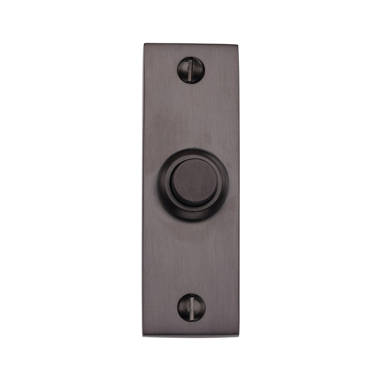 Heritage Brass Door Furniture Matt Bronze / Rectangular Bell Push Heritage Brass - Rectangular Bell Push Matt Bronze finish