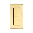 Heritage Brass Door Furniture Polished Brass / Flush Handle / Rectangular Heritage Brass - Rectangular Flush Pull 105 x 58mm Polished Brass Finish
