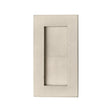 Heritage Brass Door Furniture Satin Nickel / Flush Handle / Rectangular Heritage Brass - Rectangular Flush Pull 105 x 58mm Satin Nickel Finish