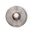Heritage Brass Door Furniture Polished Nickel / Reeded Bell Push Heritage Brass - Reeded Bell Push Polished Nickel finish
