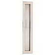 Heritage Brass Door Furniture Polished Nickel / Flush Handle / Rectangular Heritage Brass - Reeded Rectangular Flush Pull 300 x 58mm Polished Nickel Finish