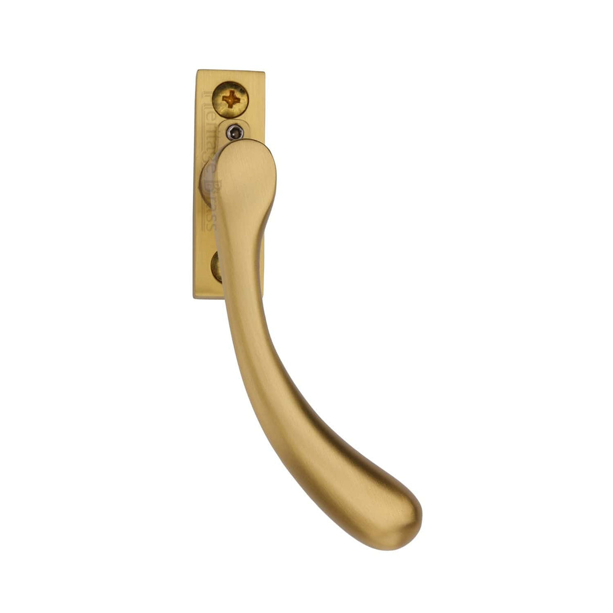 Heritage Brass Window Furniture Satin Brass / Right Hand / Yes Heritage Brass - Right-Handed Espagnolette Handle Ball Design Satin Brass finish