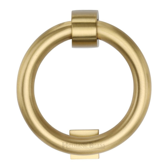 Heritage Brass Door Furniture Satin Brass / Ring Door Knocker Heritage Brass - Ring Knocker Satin Brass Finish