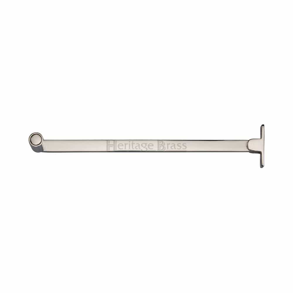 Heritage Brass Window Furniture Polished Nickel / Roller Arm Stay Heritage Brass - Roller Arm Stay 150mm Polished Nickel Finish