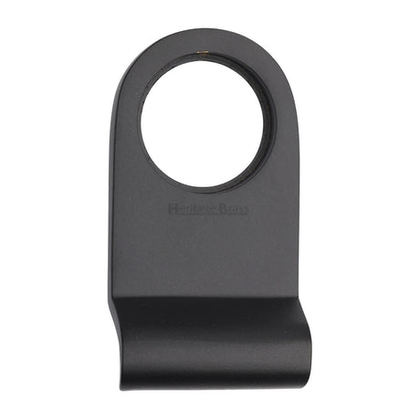 Heritage Brass Door Furniture Matt Black / Rim Profile Cylinder Pulls Heritage Brass - Round Cylinder Pull Matt Black finish