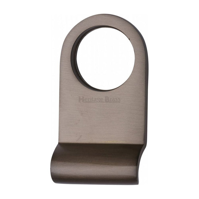 Heritage Brass Door Furniture Matt Bronze / Rim Profile Cylinder Pulls Heritage Brass - Round Cylinder Pull Matt Bronze Finish