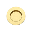 Heritage Brass Door Furniture Polished Brass / Flush Handle / Round Heritage Brass - Round Flush Pull Polished Brass Finish