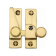 Heritage Brass Window Furniture Polished Brass / Sash Window Quadrant Fasteners / Yes Heritage Brass - Sash Fastener Lockable Polished Brass Finish