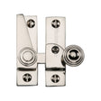 Heritage Brass Window Furniture Polished Nickel / Sash Window Quadrant Fasteners / Yes Heritage Brass - Sash Fastener Lockable Polished Nickel Finish