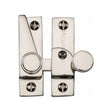 Heritage Brass Window Furniture Polished Nickel / Sash Window Quadrant Fasteners / Yes Heritage Brass - Sash Fastener Lockable Polished Nickel Finish