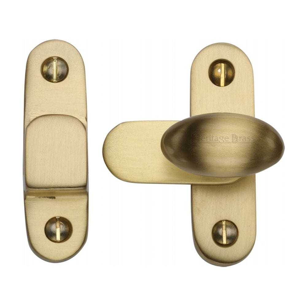 Heritage Brass Cabinet Hardware Satin Brass / Showcase Catch Heritage Brass - Showcase Fastener Satin Brass Finish