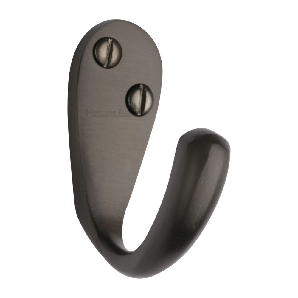Heritage Brass Accessories Matt Bronze / Single Coat Hooks Heritage Brass - Single Robe Hook Matt Bronze Finish