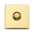 Heritage Brass Door Furniture Polished Brass / Square Bell Push Heritage Brass - Square Bell Push Polished Brass finish