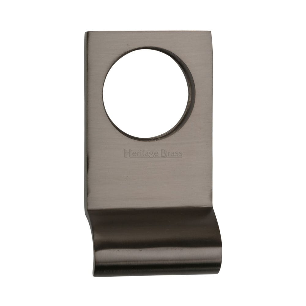 Heritage Brass Door Furniture Matt Bronze / Rim Profile Cylinder Pulls Heritage Brass - Square Cylinder Pull Matt Bronze Finish