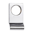 Heritage Brass Door Furniture Polished Chrome / Rim Profile Cylinder Pulls Heritage Brass - Square Cylinder Pull Polished Chrome Finish