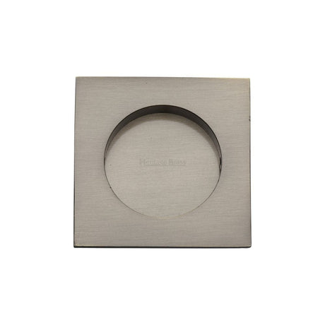 Heritage Brass Door Furniture Antique Brass / Flush Handle / Square Heritage Brass - Square Flush Pull 63 x 63mm Antique Brass Finish