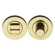 Heritage Brass Door Furniture Polished Brass / No Heritage Brass - Thumbturn & Emergency Release Polished Brass Finish