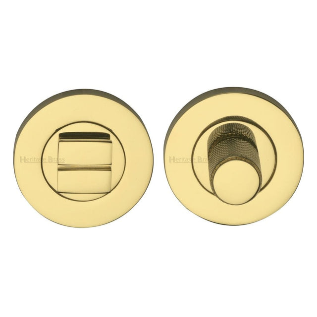 Heritage Brass Door Furniture Polished Brass / No Heritage Brass - Thumbturn & Emergency Release Polished Brass Finish