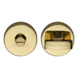 Heritage Brass Door Furniture Polished Brass / No Heritage Brass - Thumbturn & Emergency Release Polished Brass Finish