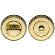 Heritage Brass Door Furniture Polished Brass / No Heritage Brass - Thumbturn & Emergency Release Polished Brass Finish