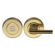 Heritage Brass Door Furniture Polished Brass / No Heritage Brass - Thumbturn & Emergency Release Polished Brass Finish