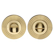 Heritage Brass Door Furniture Satin Brass / No Heritage Brass - Thumbturn & Emergency Release Satin Brass Finish