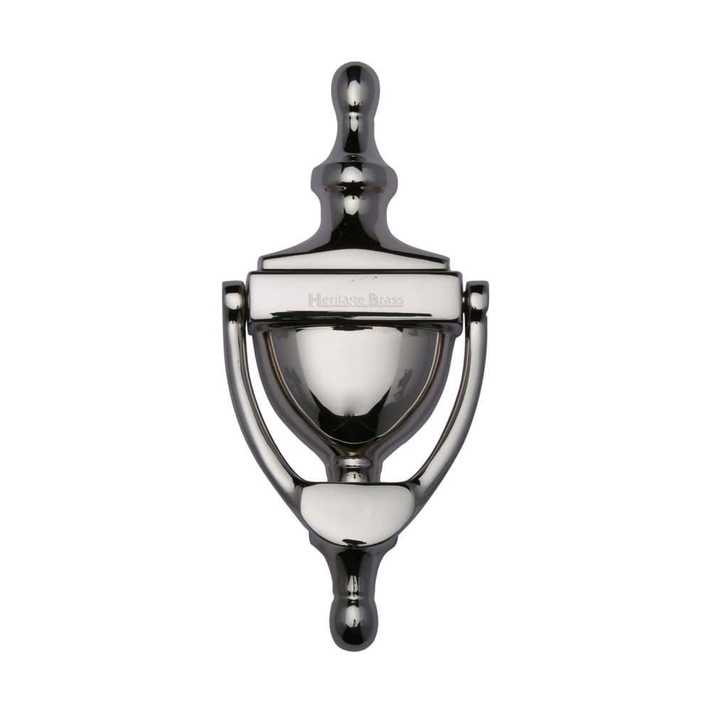 Heritage Brass Door Furniture Polished Nickel / Urn Door Knocker Heritage Brass - Urn Knocker 6" Polished Nickel Finish