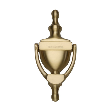 Heritage Brass Door Furniture Satin Brass / Urn Door Knocker Heritage Brass - Urn Knocker 6" Satin Brass Finish