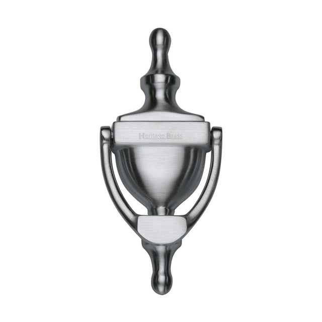 Heritage Brass Door Furniture Satin Chrome / Urn Door Knocker Heritage Brass - Urn Knocker 6" Satin Chrome Finish