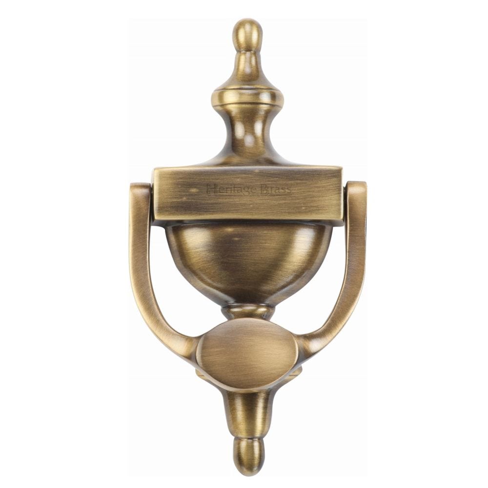 Heritage Brass Door Furniture Antique Brass / Urn Door Knocker Heritage Brass - Urn Knocker 7 1/4" Antique Brass Finish