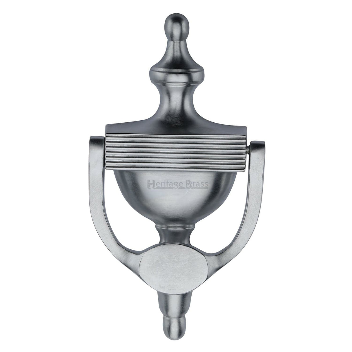 Heritage Brass Door Furniture Satin Chrome / Urn Door Knocker Heritage Brass - Urn Knocker 7 1/4" Satin Chrome finish