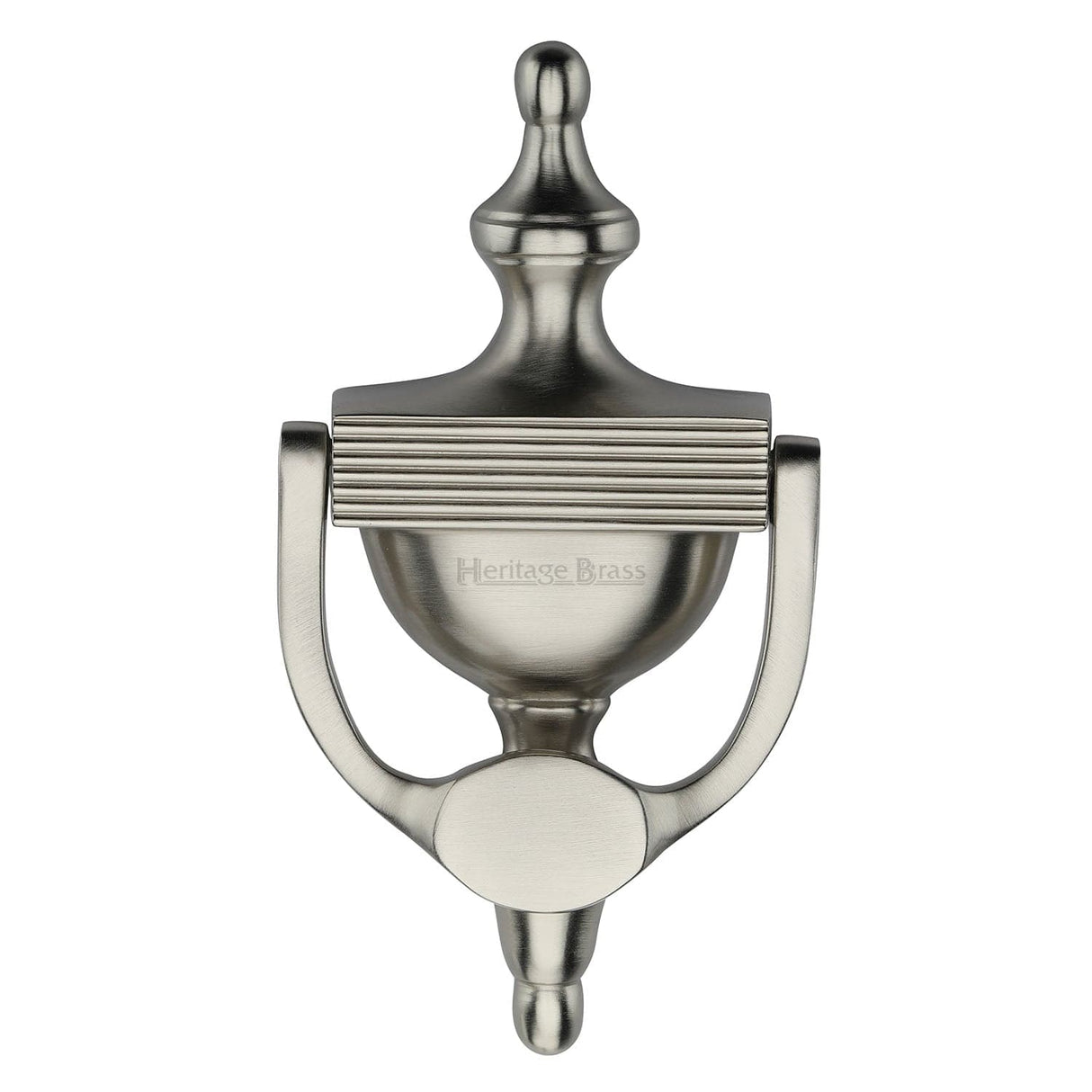 Heritage Brass Door Furniture Satin Nickel / Urn Door Knocker Heritage Brass - Urn Knocker 7 1/4" Satin Nickel finish