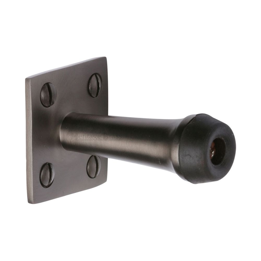 Heritage Brass Door Furniture Matt Bronze / Projection Door Stop Heritage Brass - Wall Mounted Door Stop 2 1/2" Matt Bronze Finish